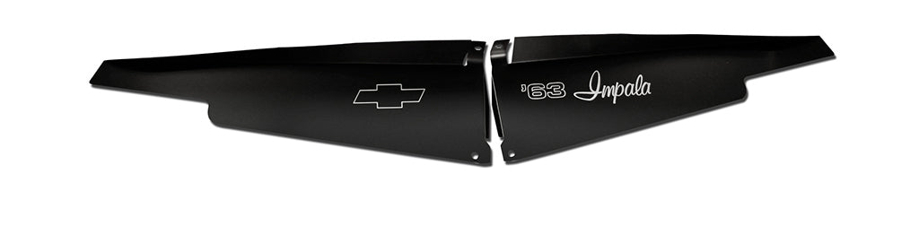 1963 Impala Anodized Show Panel with "63 Impala" Engraved
