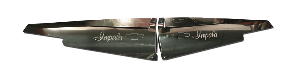 1963 Impala Anodized Show Panel with "Bowtie" Engraved