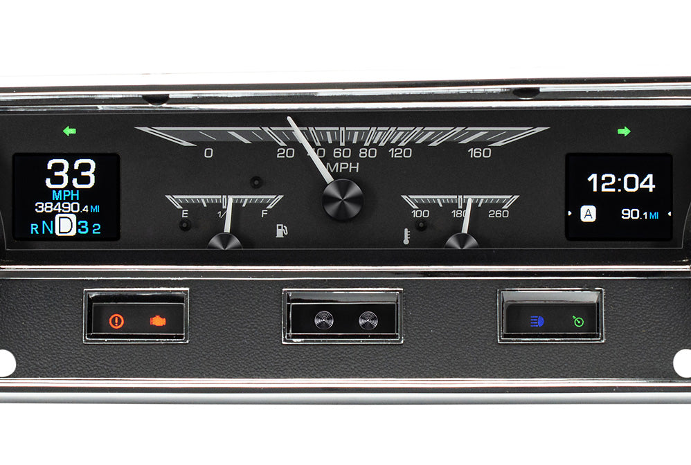 1964- 65 Ford Falcon, Ranchero and Mustang HDX Gauge Instruments