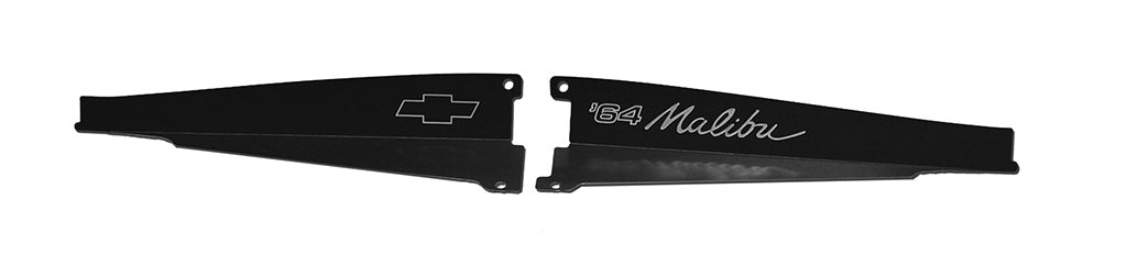 1964 Chevelle Anodized Show Panel - with "Malibu" Engraved