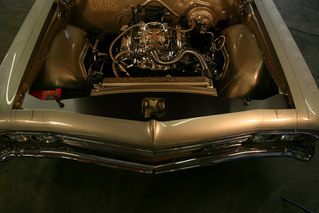 1965-1966 Impala Anodized Show Panel with "Bowtie" Engraved