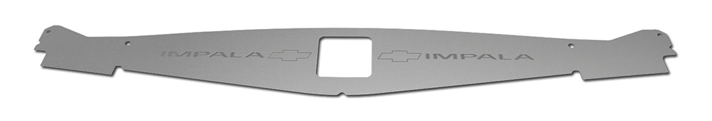 1965-1966 Impala Anodized Show Panel with "Bowtie" Engraved