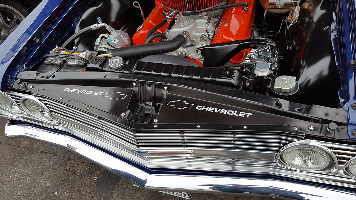 1965 Chevelle Show Panel with ""Bowtie/Chevrolet" Engraved