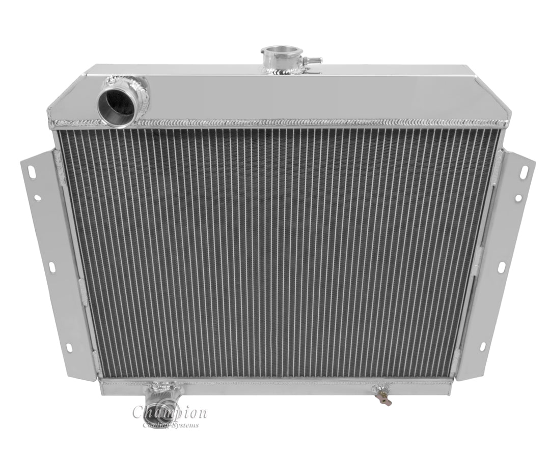 1966-1969 International Scout 3-Row Radiator - v8