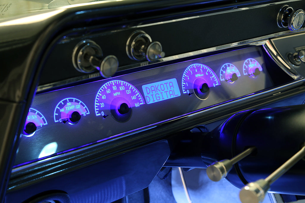 1966 - 1967 Chevy El Camino VHX Instruments - Dakota Digital VHX-66C-CVL