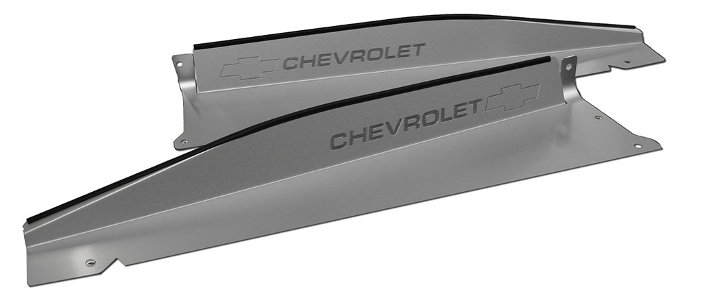1967-1968 Chevy and GMC trucks Show Panel with "Bowtie/Chevrolet" Engraved