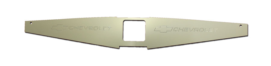 1967-1969 Camaro Anodized "Bowtie/Chevrolet" Show Panel