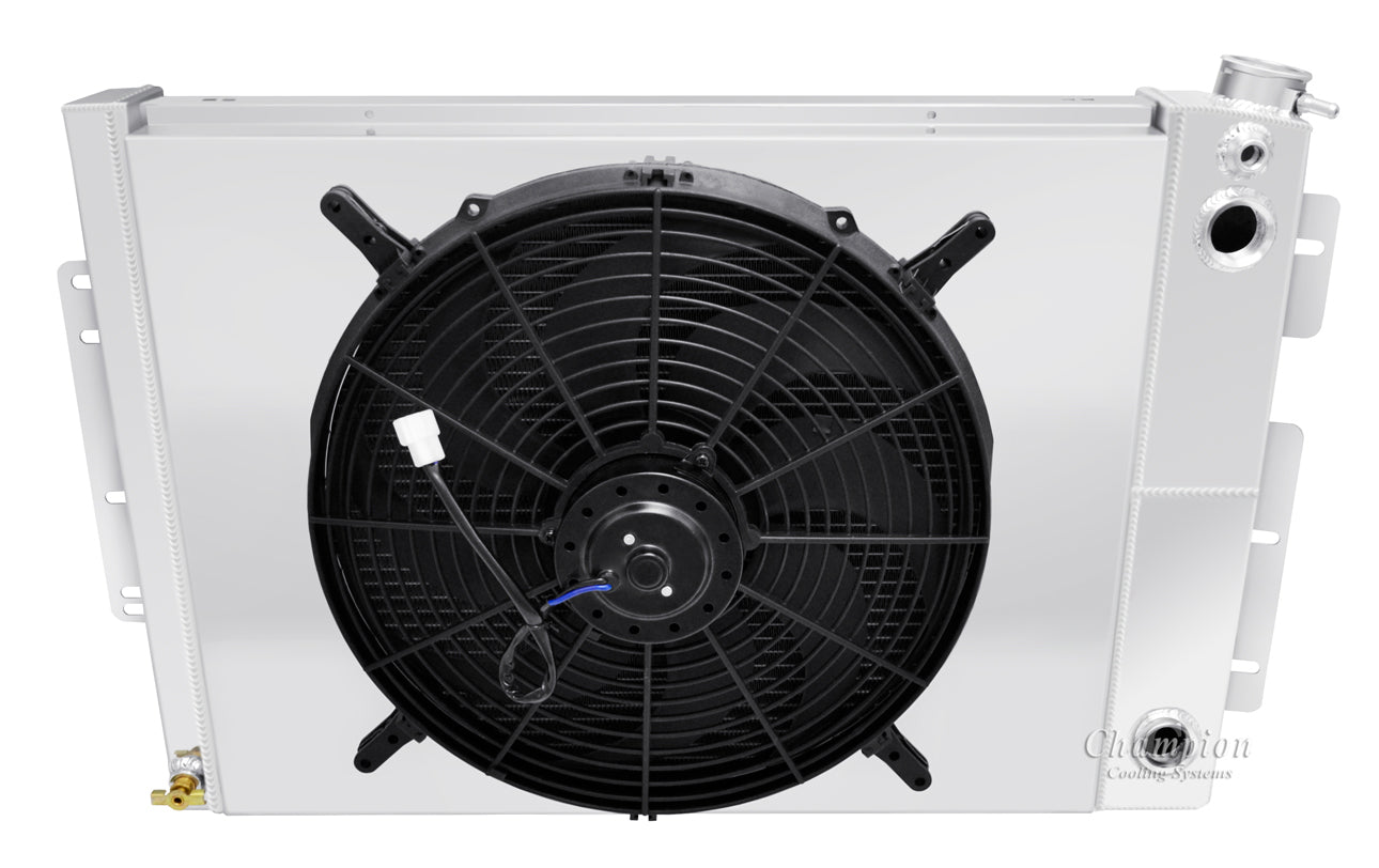 1967-1969 Camaro LS Swap 3-Row Radiator, Shroud, Fan Combo