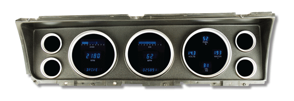1967 Chevy Impala / Caprice Digital Instrument System - Dakota Digital VFD3-67C-IMP
