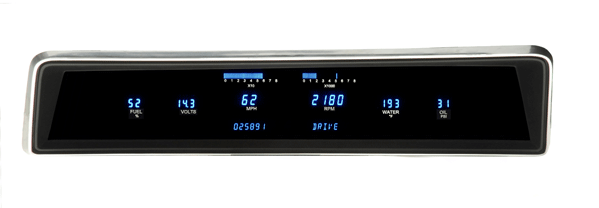 1967 Chevy Nova Digital Instrument System - Dakota Digital VFD3-67C-NOV