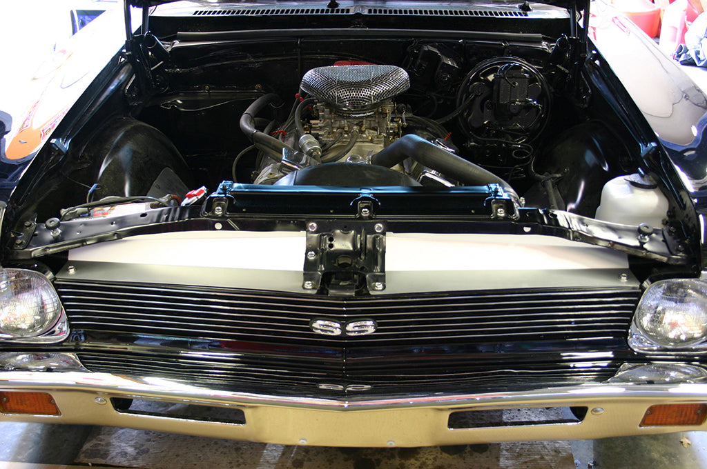 1968-1972 Nova Anodized Show Panel with "Heartbeat of America" Engraved