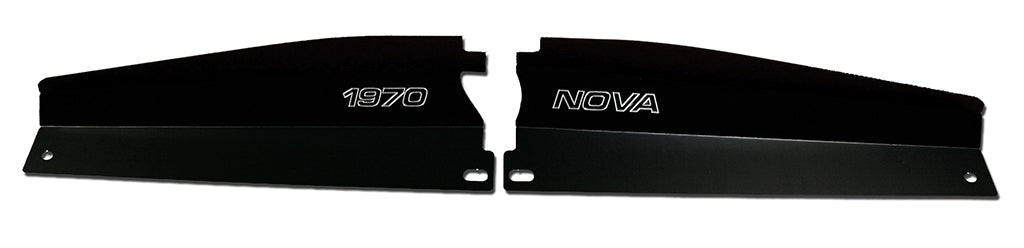 1968-1972 Nova Anodized Show Panel with "Year and "Nova"" Engraved