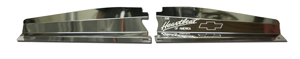 1968-1972 Nova Anodized Show Panel with "Heartbeat of America" Engraved