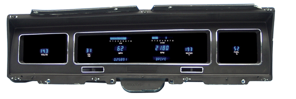 1968 Chevy Impala/ Caprice Digital Instrument System - Dakota Digital VFD3-68C-IMP