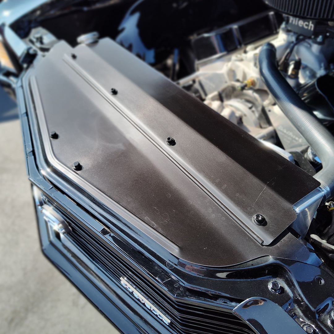 1970-1972 El Camino Radiator Support Show Panel - No Engraving