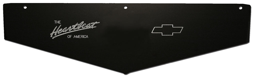 1970-1981 Camaro Show Panel with "Heartbeat of America" engraved