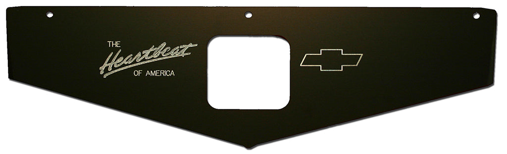 1970-1981 Camaro Show Panel with "Heartbeat of America" engraved