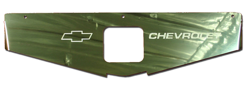 1970-1981 Camaro Show Panel with "Bowtie/Chevrolet" engraved