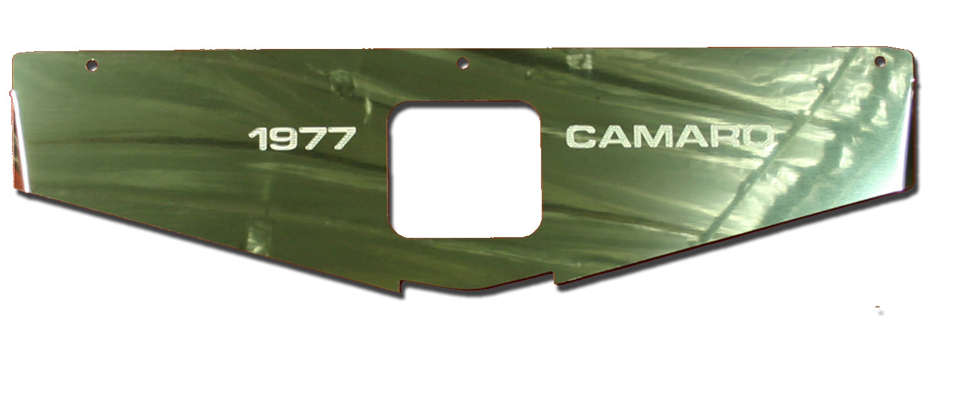 1970-1981 Camaro Show Panel with "Your Year and Camaro" engraved