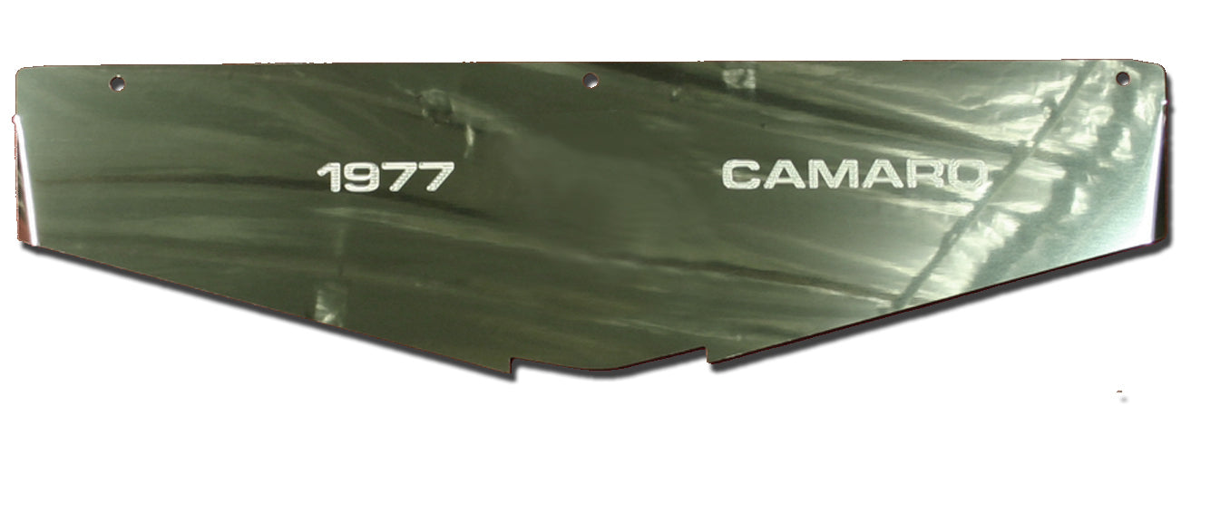 1970-1981 Camaro Show Panel with "Your Year and Camaro" engraved
