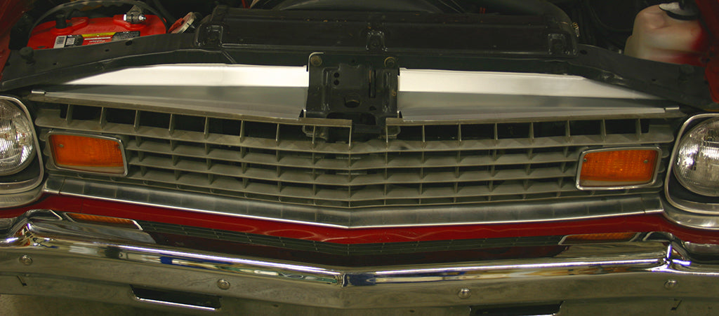 1973-1974 Nova Anodized Show Panel with "Heartbeat of America" Engraved