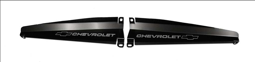 1973-1974 Nova Anodized Show Panel with "Bowties and Chevrolet" Engraved