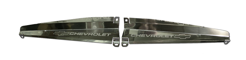 1973-1974 Nova Anodized Show Panel with "Bowties and Chevrolet" Engraved