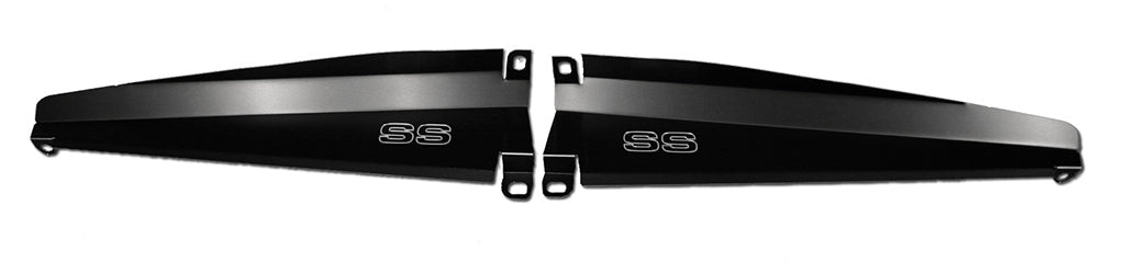 1973-1974 Nova Anodized Show Panel with "SS Logo" Engraved