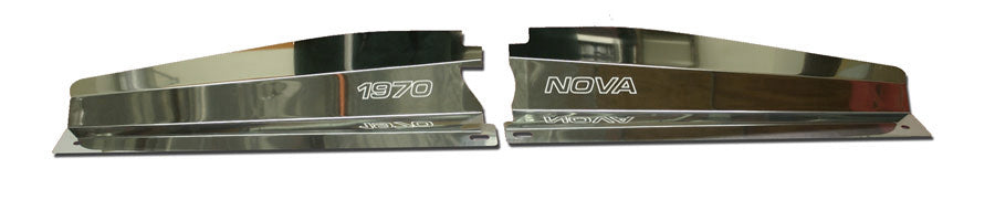 1973-1974 Nova Anodized Show Panel with "Your Year and Nova" Engraved