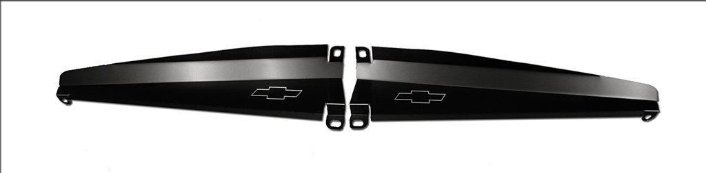 1973-1974 Nova Anodized Show Panel with "Bowties" Engraved