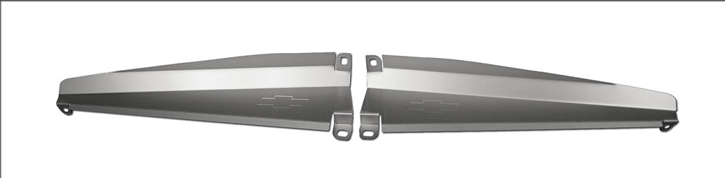 1973-1974 Nova Anodized Show Panel with "Bowties" Engraved