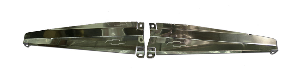 1973-1974 Nova Anodized Show Panel with "Bowties" Engraved