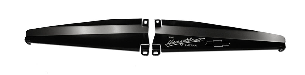 1973-1974 Nova Anodized Show Panel with "Heartbeat of America" Engraved