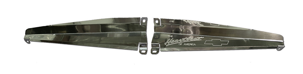 1973-1974 Nova Anodized Show Panel with "Heartbeat of America" Engraved