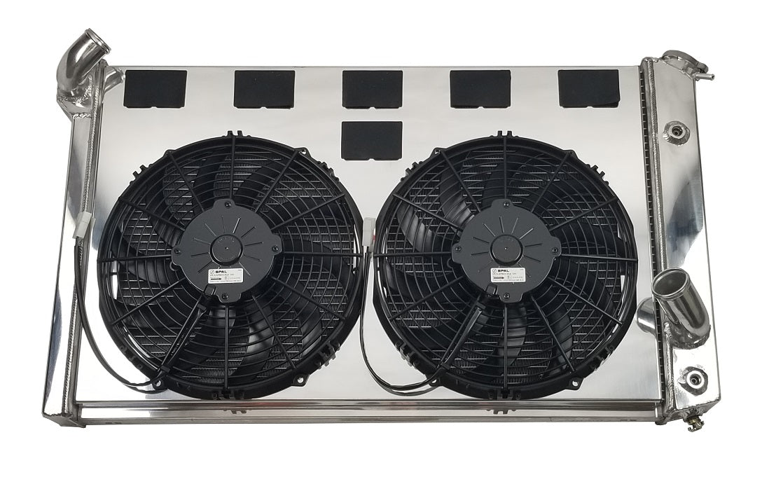 1973-1976 Corvette 4-Row Radiator, Shroud, Dual Fan Combo champion