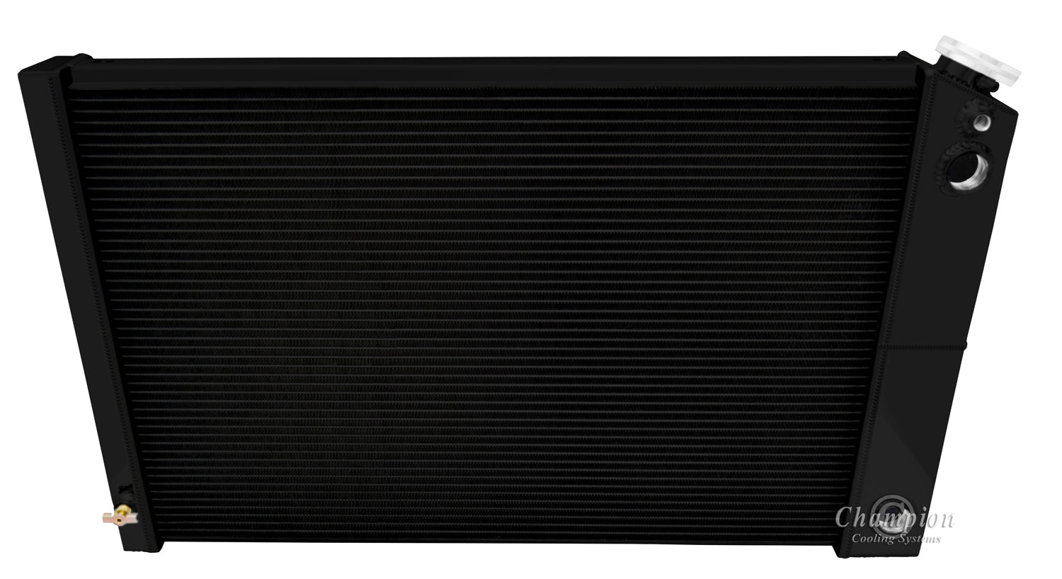 1973-1987 Chevy C10 Truck LS Swap 3-Row Black Radiator