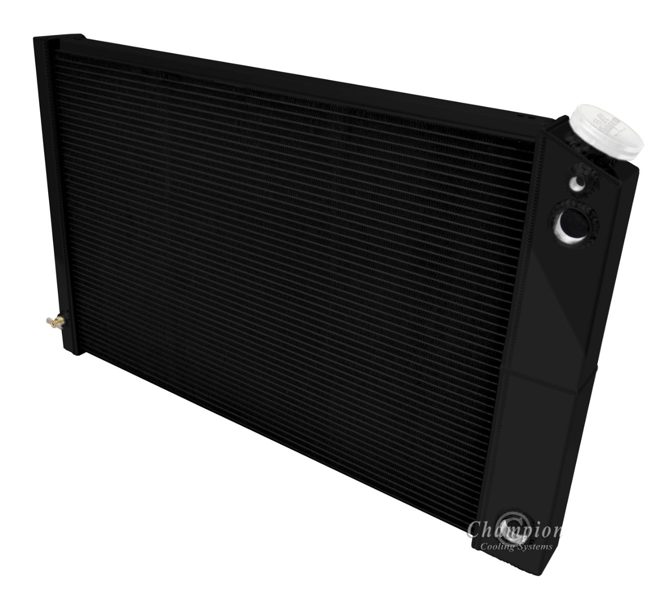 1973-1987 Chevy C10 Truck LS Swap 3-Row Black Radiator
