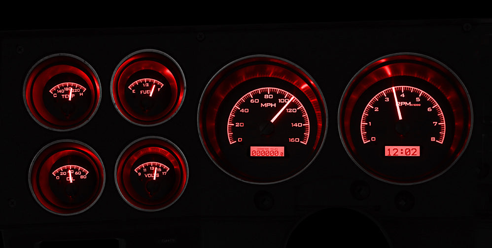1973-87 Chevy C10 / GMC Pickup Truck VHX Gauge Instruments
