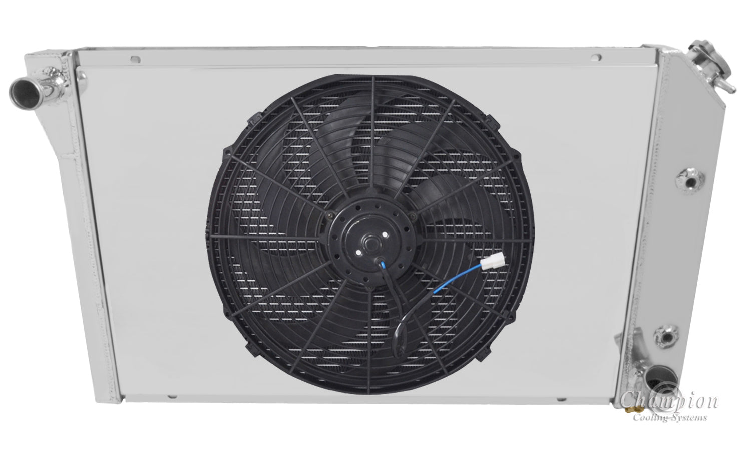 1977-1983 Corvette 2-Row Radiator, Shroud, Fan Combo