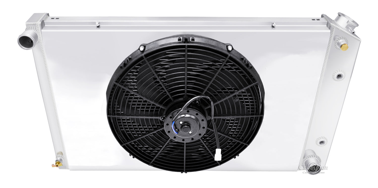 1975-1979 Buick Skylark 3-Row Radiator, Shroud, Fan Combo