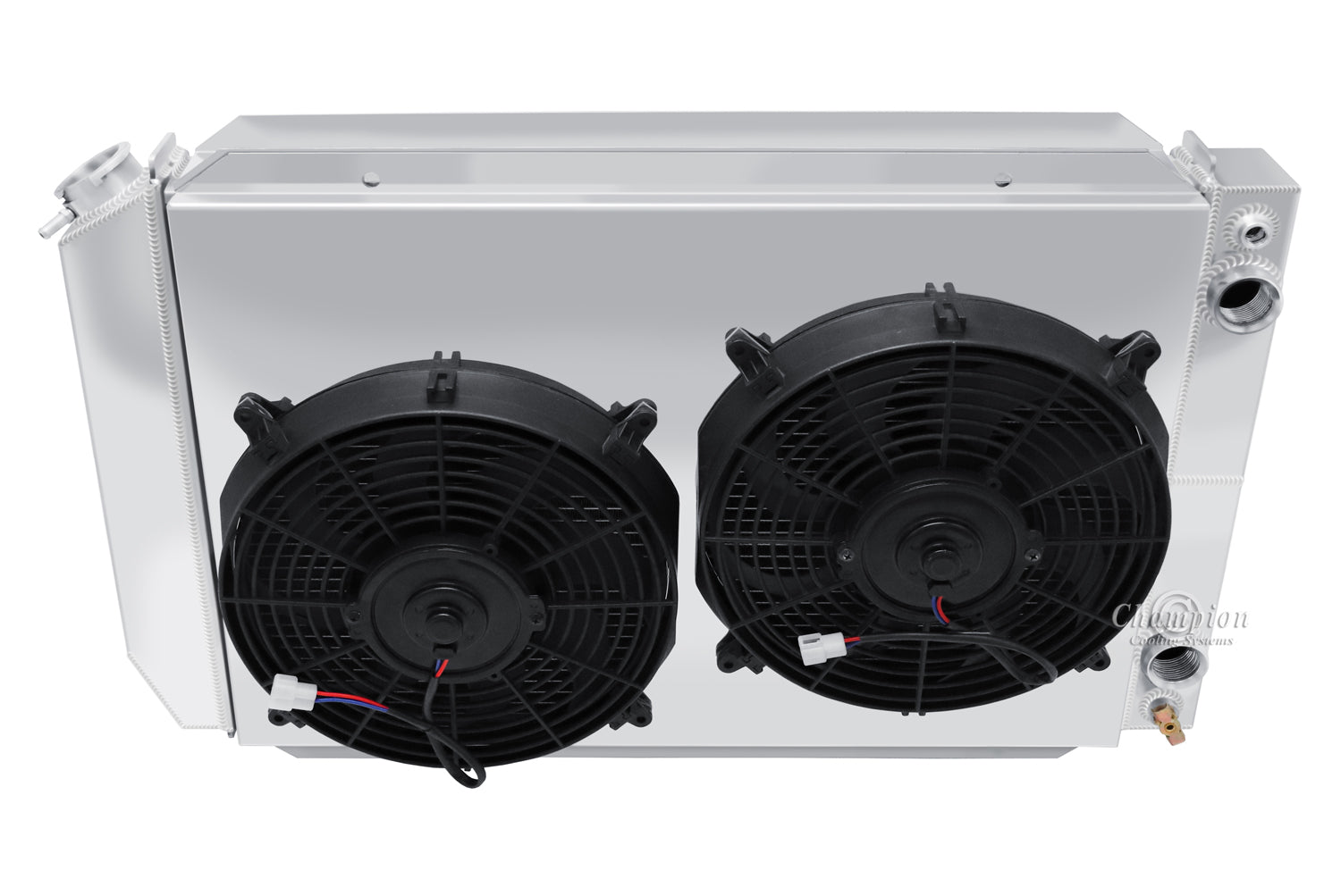 1979-1993 Mustang 3-Row Radiator, Shroud, Dual Fan Combo