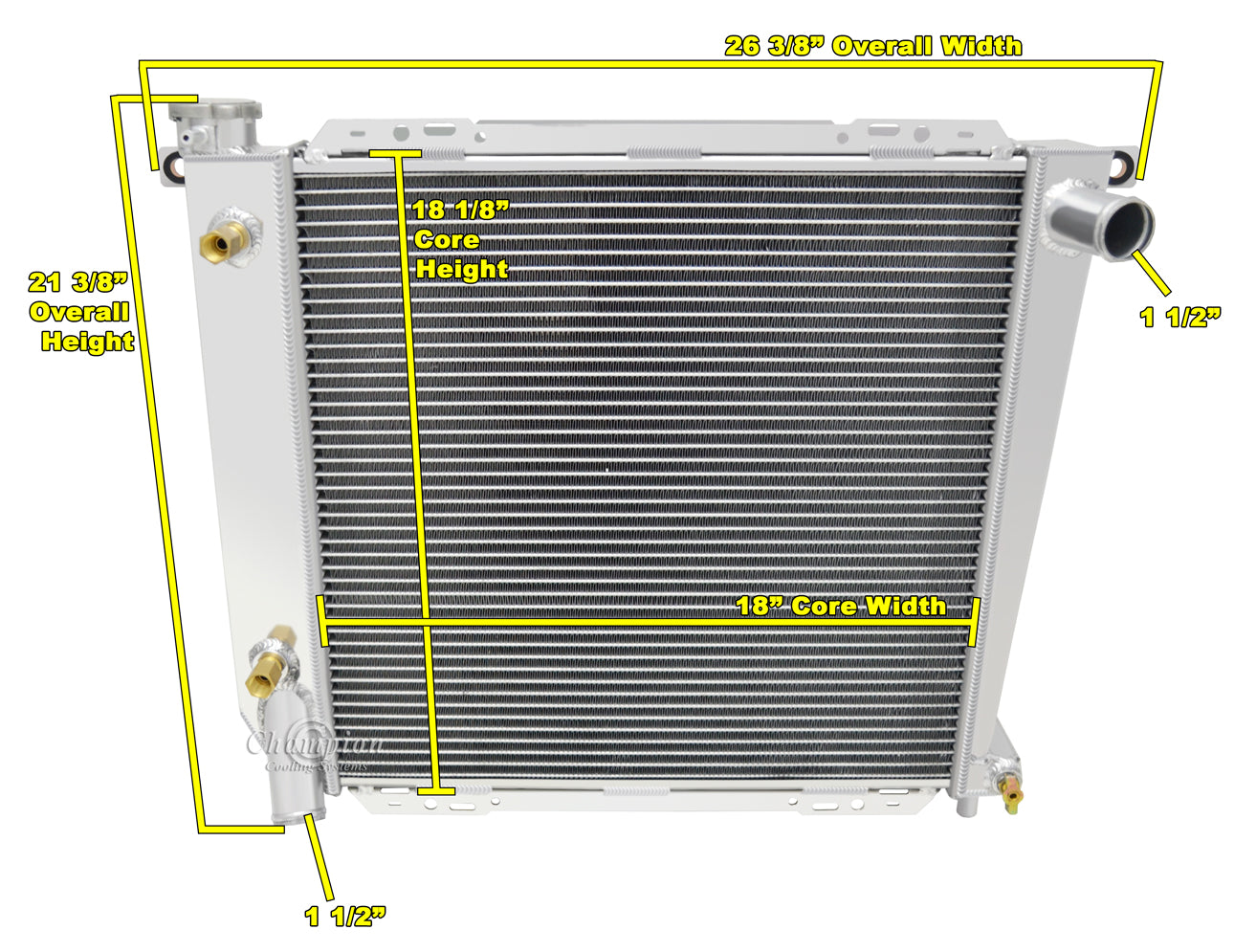 1991-1994 Ford Explorer 3-Row Radiator