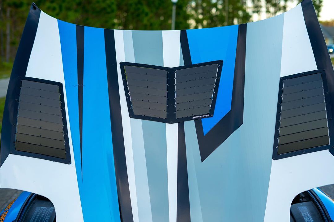 1997-2004 C5 Corvette T1 Hood Louvers Kit