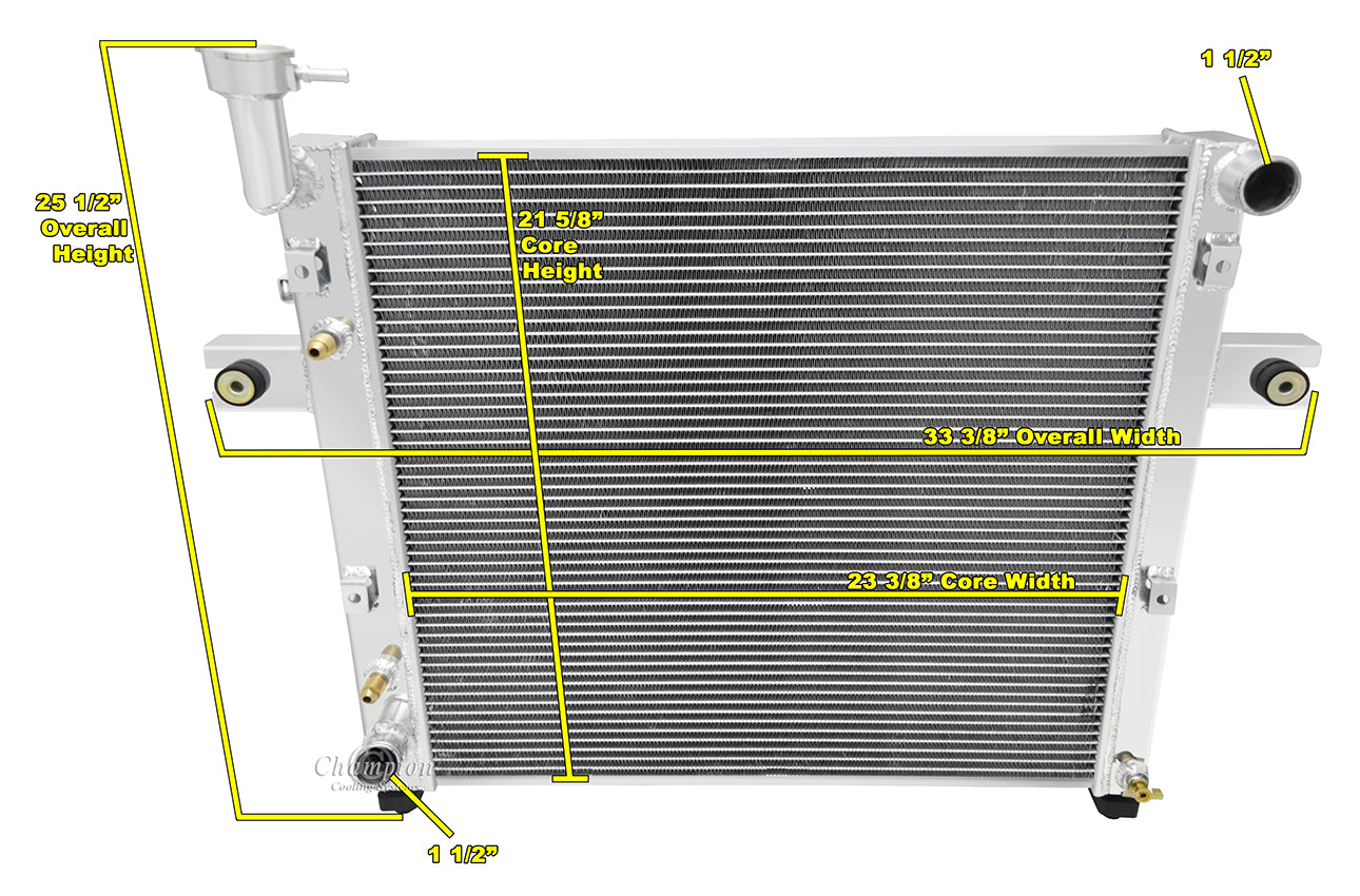 1999-2004 Grand Cherokee 3-Row Radiator