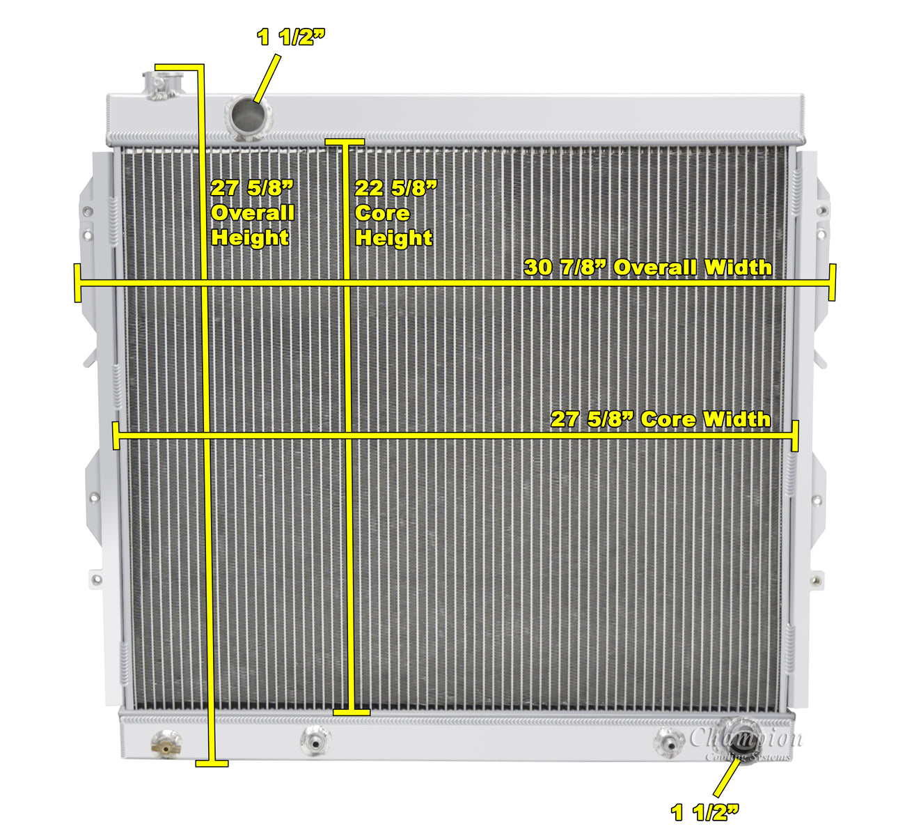 2000-2006 Toyota Tundra 3-Row Radiator