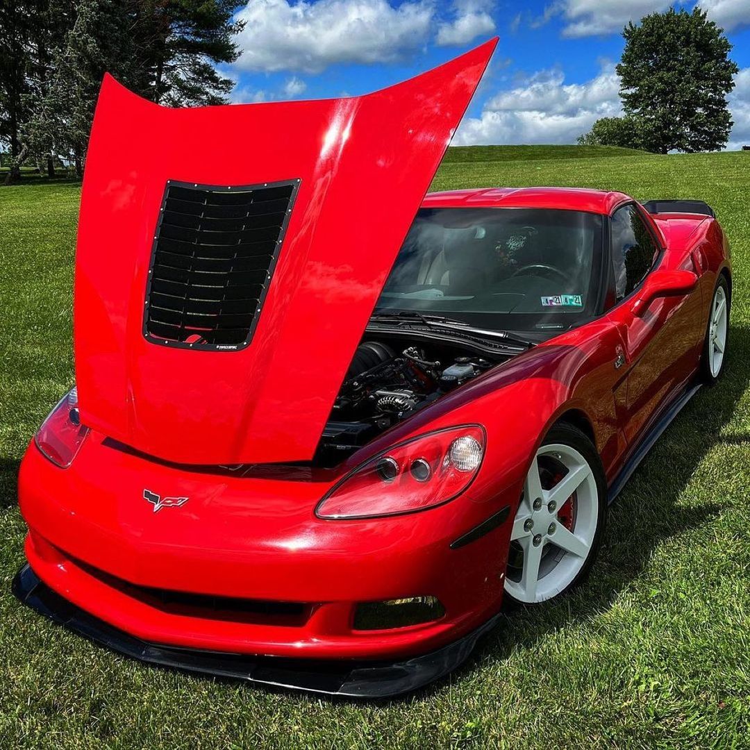 2005-2013 C6 Corvette GT2 Center Hood Louver