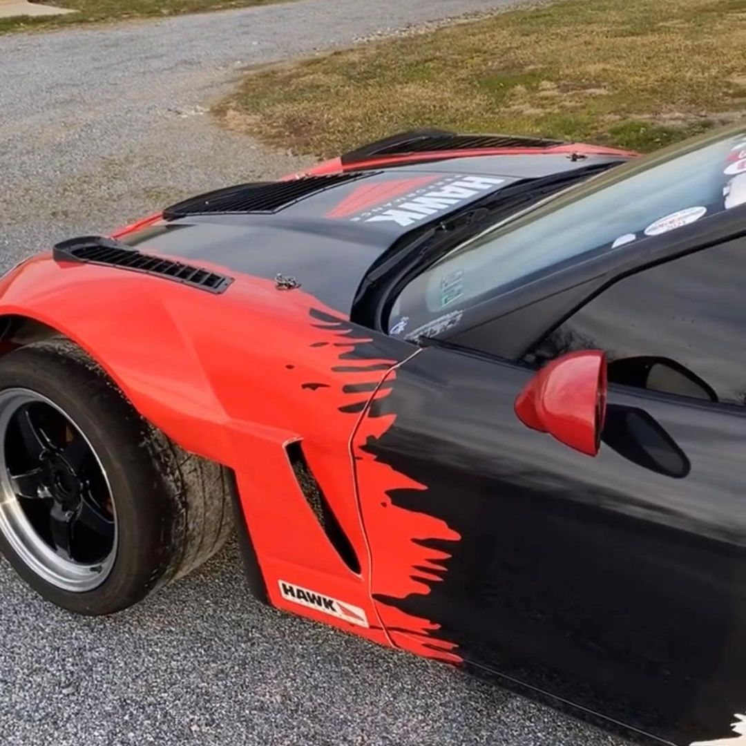2005-2013 C6 Corvette GT2 Center Hood Louver