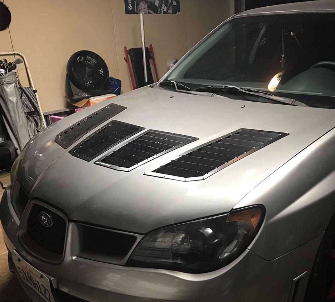 2006-2007 Subaru WRX STI Side Hood Vents Only