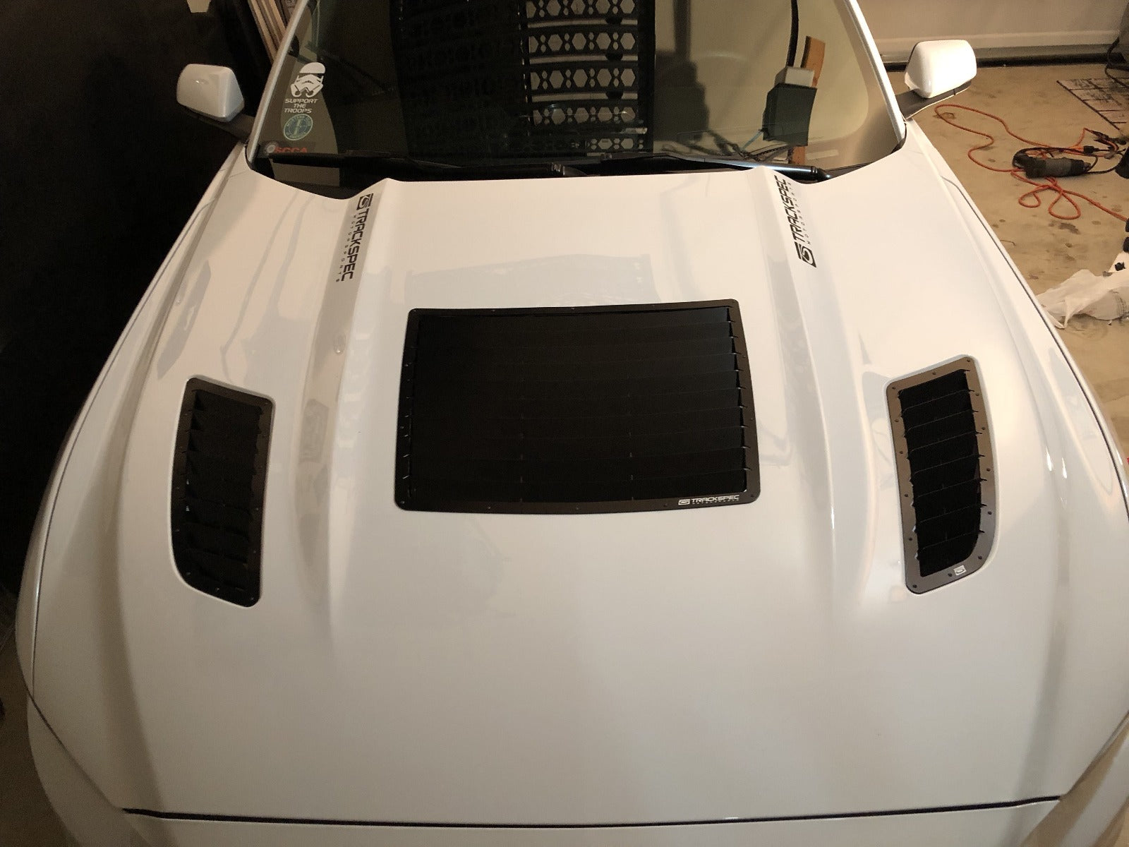2015-2017 Mustang GT4 Full Hood Louver Kit