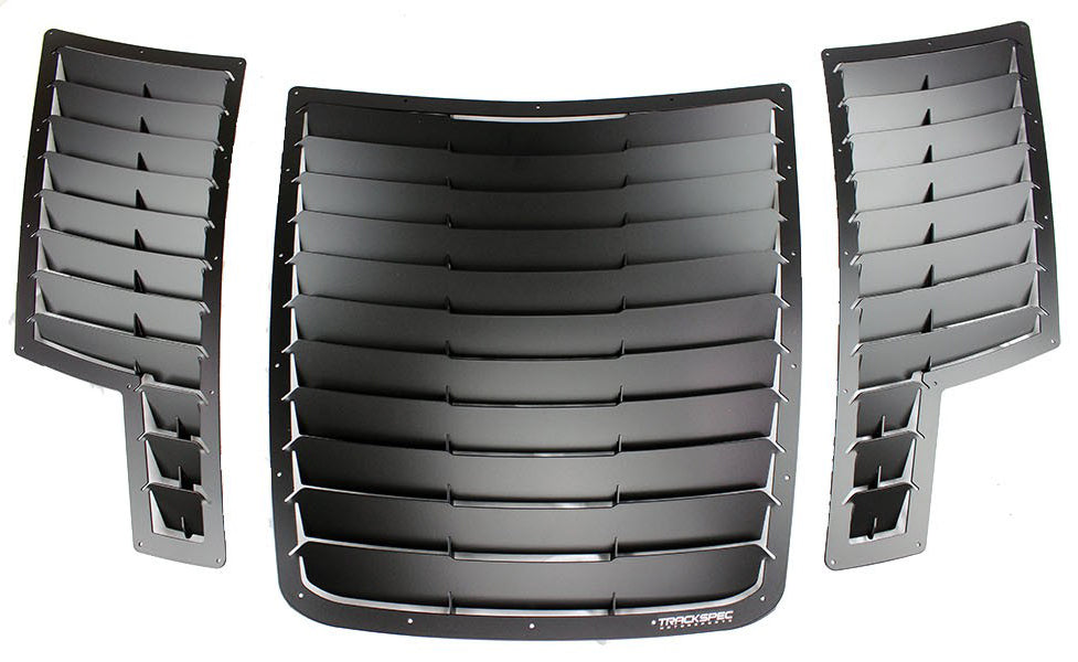 2016-2018 Mustang GT350 GT4 Full Hood Louver Kit